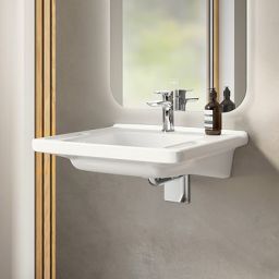 Villeroy & Boch ViCare umywalka 60x55 cm prostokątna ścienna Weiss Alpin 4A686001