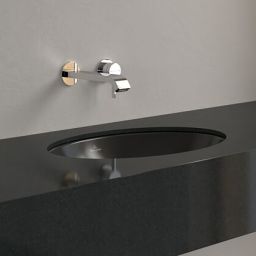 Villeroy & Boch Loop & Friends umywalka 48,5x32,5 cm owalna podblatowa czarna 4A5400R7