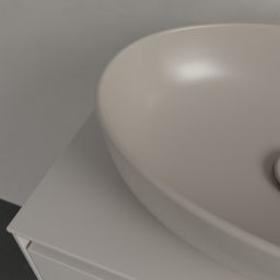 Villeroy & Boch Artis umywalka 48x32,5 cm owalna nablatowa CeramicPlus Almond 438848AM