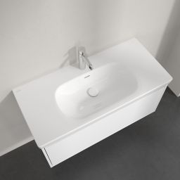 Villeroy & Boch Skyla umywalka 100x46 cm prostokątna meblowa Weiss Alpin 5A51A501