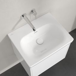 Villeroy & Boch Skyla umywalka 55x44,5 cm prostokątna meblowa Weiss Alpin 5A515701