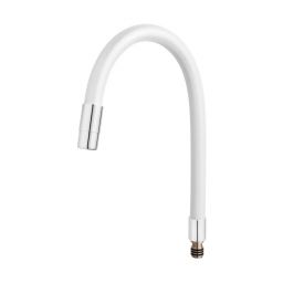 Ferro Elastico wylewka do baterii kuchennej biały W100W-B