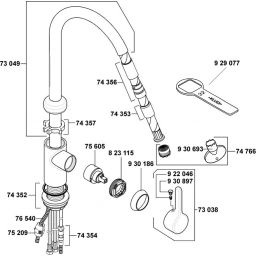 Kludi Bingo Star perlator do baterii 74766