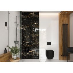 Ceramstic Granderoca Estal Poler płytka podłogowa 120x60 cm czarny połysk