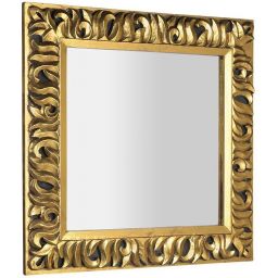 Sapho Zeegras lustro 90x90 cm kwadratowe rama złoty IN416