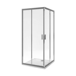 Actima Seria 201 kabina prysznicowa 80x80 cm kwadratowa chrom połysk/szkło przezroczyste KAAC.1802.800/N