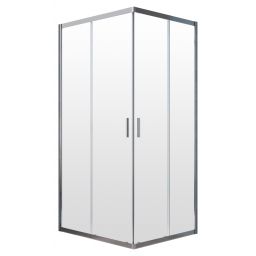 Radaway Alienta D kabina prysznicowa 80x100 cm prostokątna chrom/szkło przezroczyste 10258010-01-01