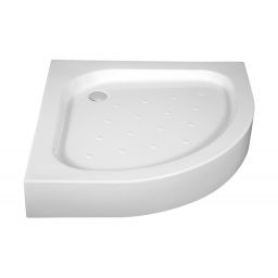 Zestaw Deante Funkia kabina z brodzikiem Standard New 90 cm chrom/szkło szronione (KYP651K, KTA053B)