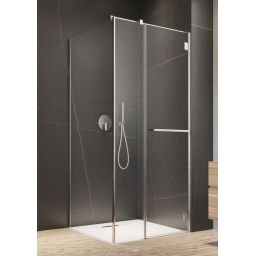 Radaway Carena KDJ kabina prysznicowa 100x90 cm prostokątna prawa chrom/szkło przezroczyste 134444-01-01NR