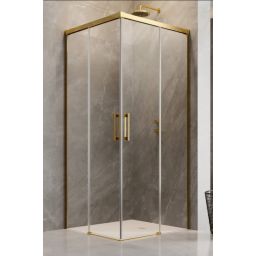 Radaway Idea Gold KDD kabina prysznicowa część lewa 100x100 cm kwadratowa 387062-09-01L