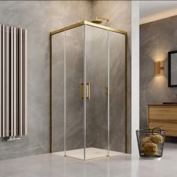 Radaway Idea Gold KDD kabina prysznicowa część lewa 110x110 cm kwadratowa 387063-09-01L