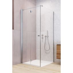 Radaway Eos KDJ B kabina prysznicowa 80x80 cm kwadratowa lewa chrom/szkło przezroczyste 137413-01-01L