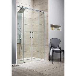 Radaway Espera DWD drzwi wnękowe 160 cm dwuczęściowe chrom/szkło przezroczyste 380260-01/380226-01