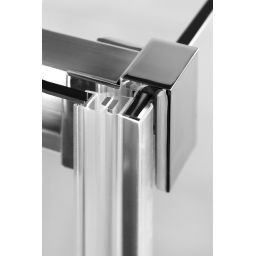 Radaway Espera KDJ drzwi jednoczęściowe 100 cm prawe ze ścianką chrom/szkło przezroczyste 380495-01R/380230-01R