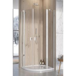 Radaway Nes PDD II kabina prysznicowa część lewa 90x90 cm półokrągła 10030090-01-01L