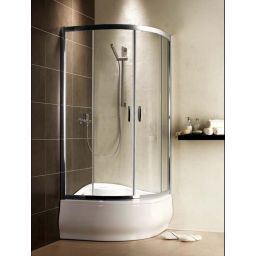 Radaway Premium Plus A 1700 kabina prysznicowa 90x90 cm półokrągła chrom/szkło przezroczyste 30401-01-01N