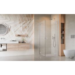 Radaway Fuenta Chrome KDD kabina prysznicowa część lewa 80 cm chrom połysk/szkło przezroczyste 1384061-01-01L