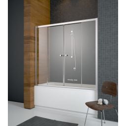 Radaway Vesta DWD parawan nawannowy 140 cm z drzwiami przesuwnymi 203140-06