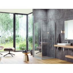 Excellent Mazo kabina przysznicowa 90 cm kwadratowa chrom/szkło przezroczyste KAEX.3022.1010.9090.LP