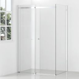 Hagser Frida kabina prysznicowa 90x120 cm prostokątna chrom/szkło przezroczyste HGR80000020