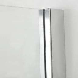 Hagser Amelia kabina prysznicowa 80x80 cm kwadratowa chrom/szkło przezroczyste HGR12000020