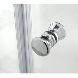 Hagser Gisa kabina prysznicowa 80x80 cm kwadratowa chrom/szkło przezroczyste HGR10000020