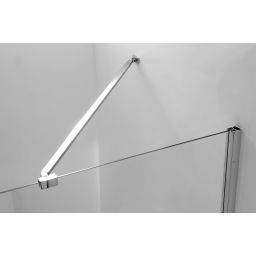 Hagser Gisa kabina prysznicowa 80x80 cm kwadratowa chrom/szkło przezroczyste HGR10000020