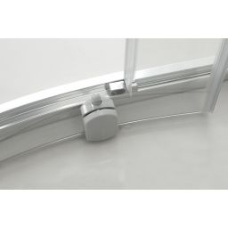 Hagser Andrea kabina prysznicowa 90x90 cm półokrągła chrom/szkło przezroczyste HGR11000020