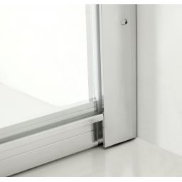 Hagser Andrea kabina prysznicowa 90x90 cm półokrągła chrom/szkło przezroczyste HGR11000020