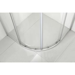 Hagser Andrea kabina prysznicowa 90x90 cm półokrągła chrom/szkło przezroczyste HGR11000020