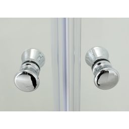 Hagser Andrea kabina prysznicowa 90x90 cm półokrągła chrom/szkło przezroczyste HGR11000020