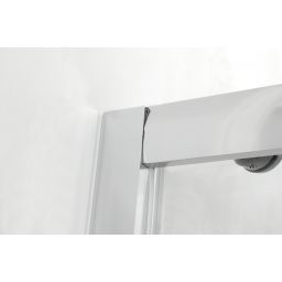 Hagser Andrea kabina prysznicowa 90x90 cm półokrągła chrom/szkło przezroczyste HGR11000020