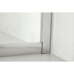 Hagser Andrea kabina prysznicowa 90x90 cm półokrągła chrom/szkło przezroczyste HGR11000020