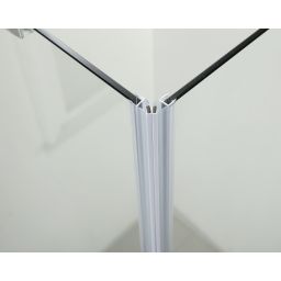 Hagser Amelia kabina prysznicowa 90x90 cm kwadratowa chrom/szkło przezroczyste HGR13000020