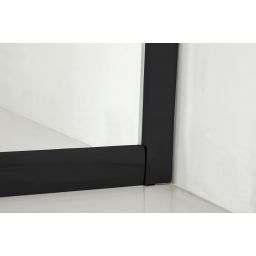 Hagser Andrea kabina prysznicowa 90x90 cm półokrągła czarny mat/szkło przezroczyste HGR22000020