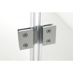 Hagser Gisa kabina prysznicowa 80x100 cm prostokątna chrom/szkło przezroczyste HGR30000020