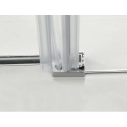 Hagser Gisa kabina prysznicowa 80x100 cm prostokątna chrom/szkło przezroczyste HGR30000020