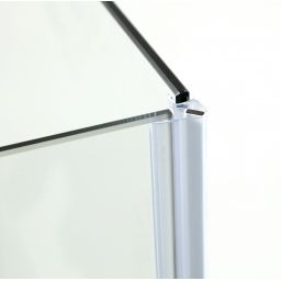 Hagser Gisa kabina prysznicowa 80x100 cm prostokątna chrom/szkło przezroczyste HGR30000020