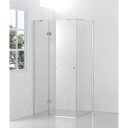 Hagser Gisa kabina prysznicowa 90x100 cm prostokątna chrom/szkło przezroczyste HGR40000020