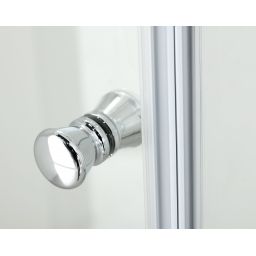 Hagser Gisa kabina prysznicowa 90x100 cm prostokątna chrom/szkło przezroczyste HGR40000020