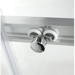 Hagser Frida kabina prysznicowa 80x100 cm prostokątna chrom/szkło przezroczyste HGR50000020