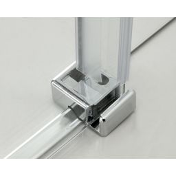 Hagser Frida kabina prysznicowa 90x100 cm prostokątna chrom/szkło przezroczyste HGR60000020