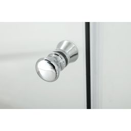 Hagser Frida kabina prysznicowa 90x100 cm prostokątna chrom/szkło przezroczyste HGR60000020