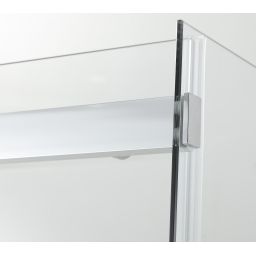 Hagser Frida kabina prysznicowa 90x100 cm prostokątna chrom/szkło przezroczyste HGR60000020