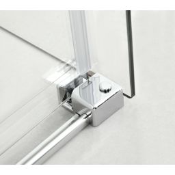 Hagser Frida kabina prysznicowa 90x100 cm prostokątna chrom/szkło przezroczyste HGR60000020