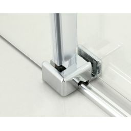 Hagser Frida kabina prysznicowa 80x120 cm prostokątna chrom/szkło przezroczyste HGR70000020