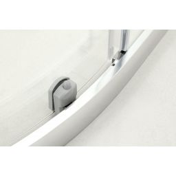 Hagser Andrea kabina prysznicowa 80x80 cm półokrągła chrom/szkło przezroczyste HGR90000020