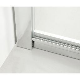 Hagser Andrea kabina prysznicowa 80x80 cm półokrągła chrom/szkło przezroczyste HGR90000020