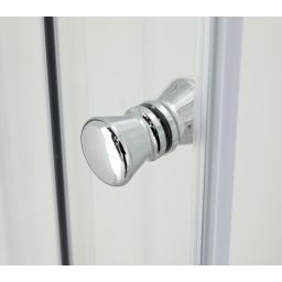 Hagser Andrea kabina prysznicowa 80x80 cm półokrągła chrom/szkło przezroczyste HGR90000020