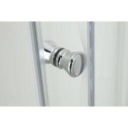 Hagser Andrea kabina prysznicowa 80x80 cm półokrągła chrom/szkło przezroczyste HGR90000020